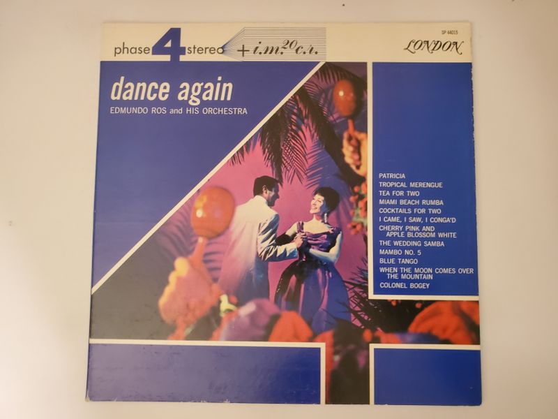 Edmundo Ros and His Orchestra Dance Again vinyl record
